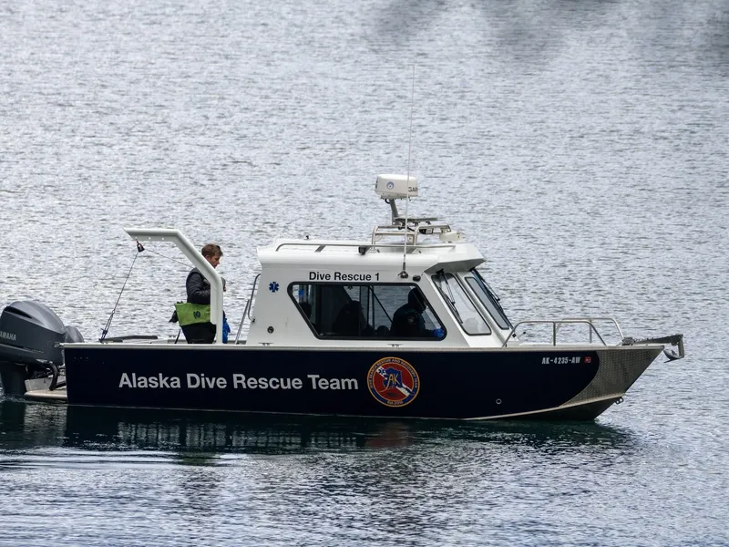Dive rescue truck and response gear trailer